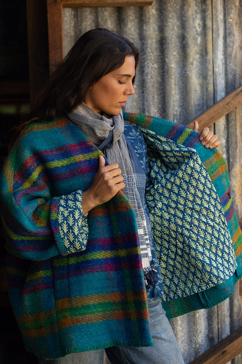 Drover Coat - Blue Gum
