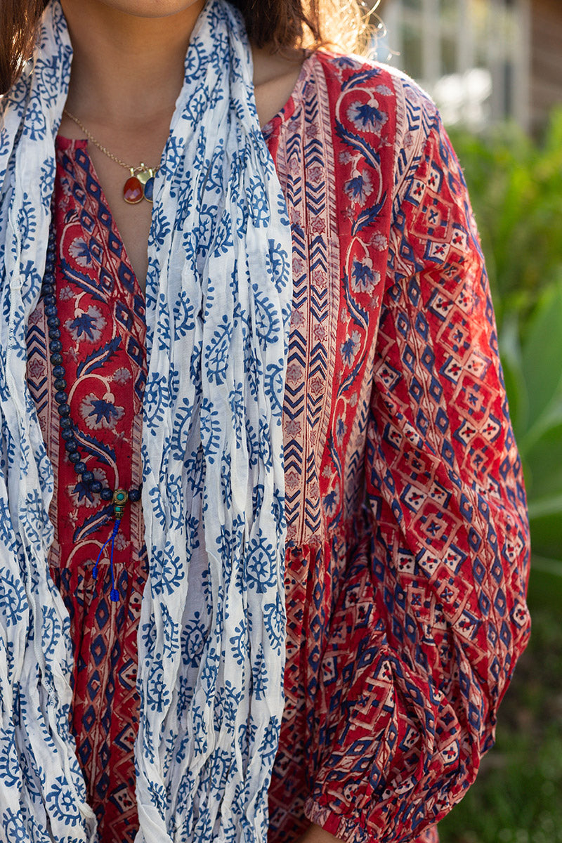 Willow Scarf - Lapis