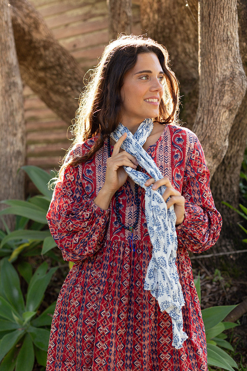Willow Scarf - Lapis