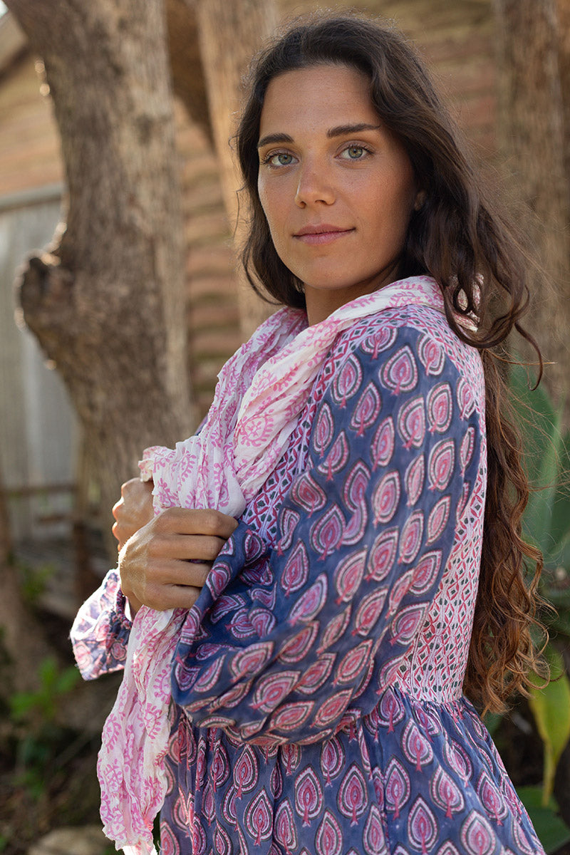 Willow Scarf - French Rose