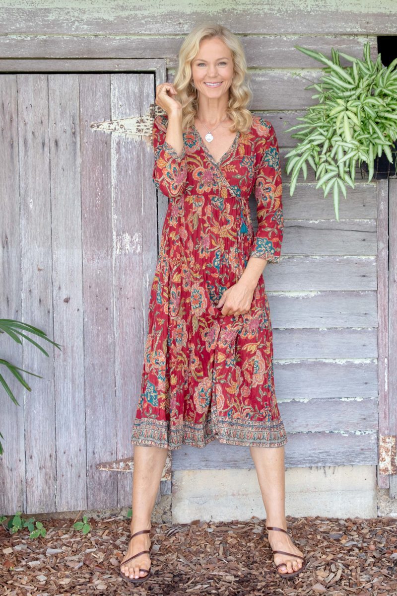 Genevieve Dress - Autumn Garden