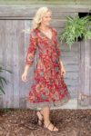 Genevieve Dress - Autumn Garden