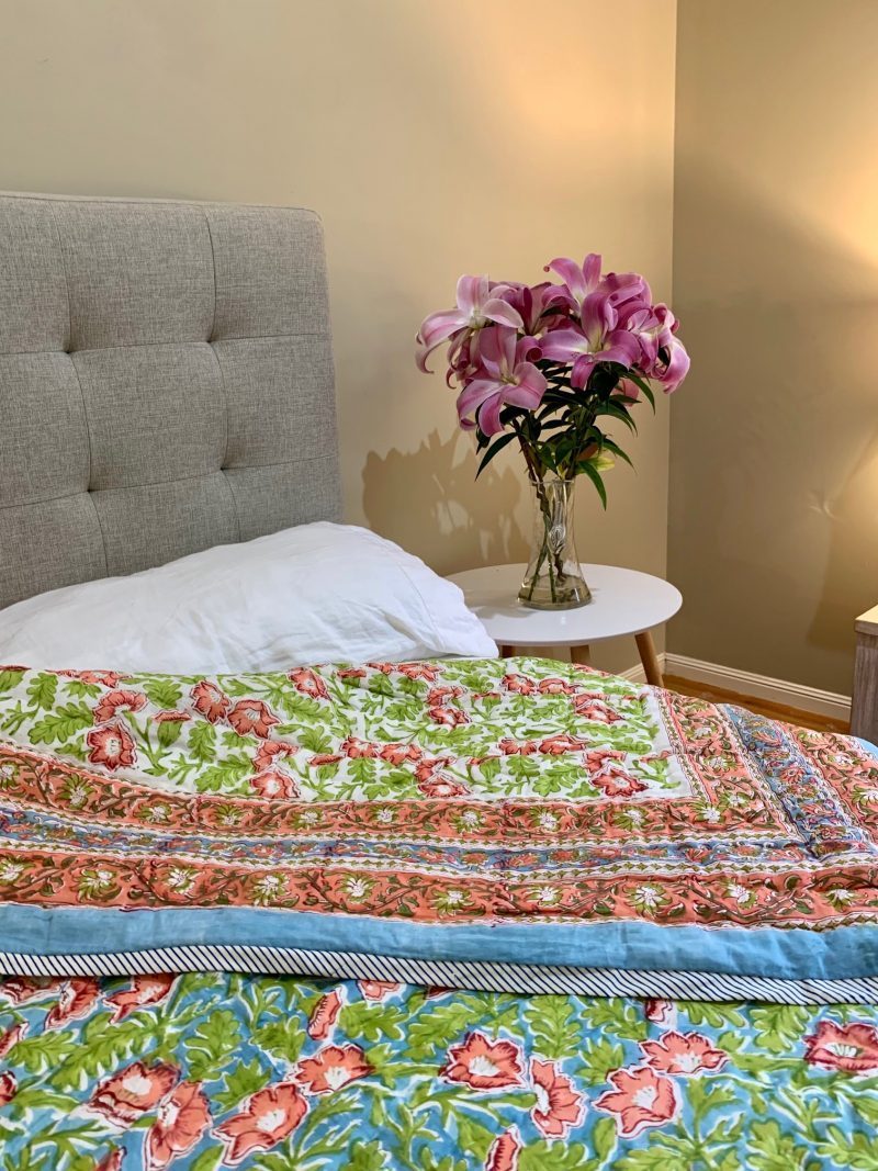 Queen Size Quilt - French Bouquet