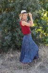 Flamenco Skirt - Midnight Jahl 2