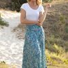 Flamenco Skirt - Aquamarine