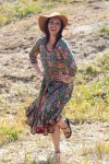 Flamenco Dress with Sleeves - Timeless Teal