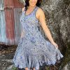 Flamenco Dress - Lapis Rapture