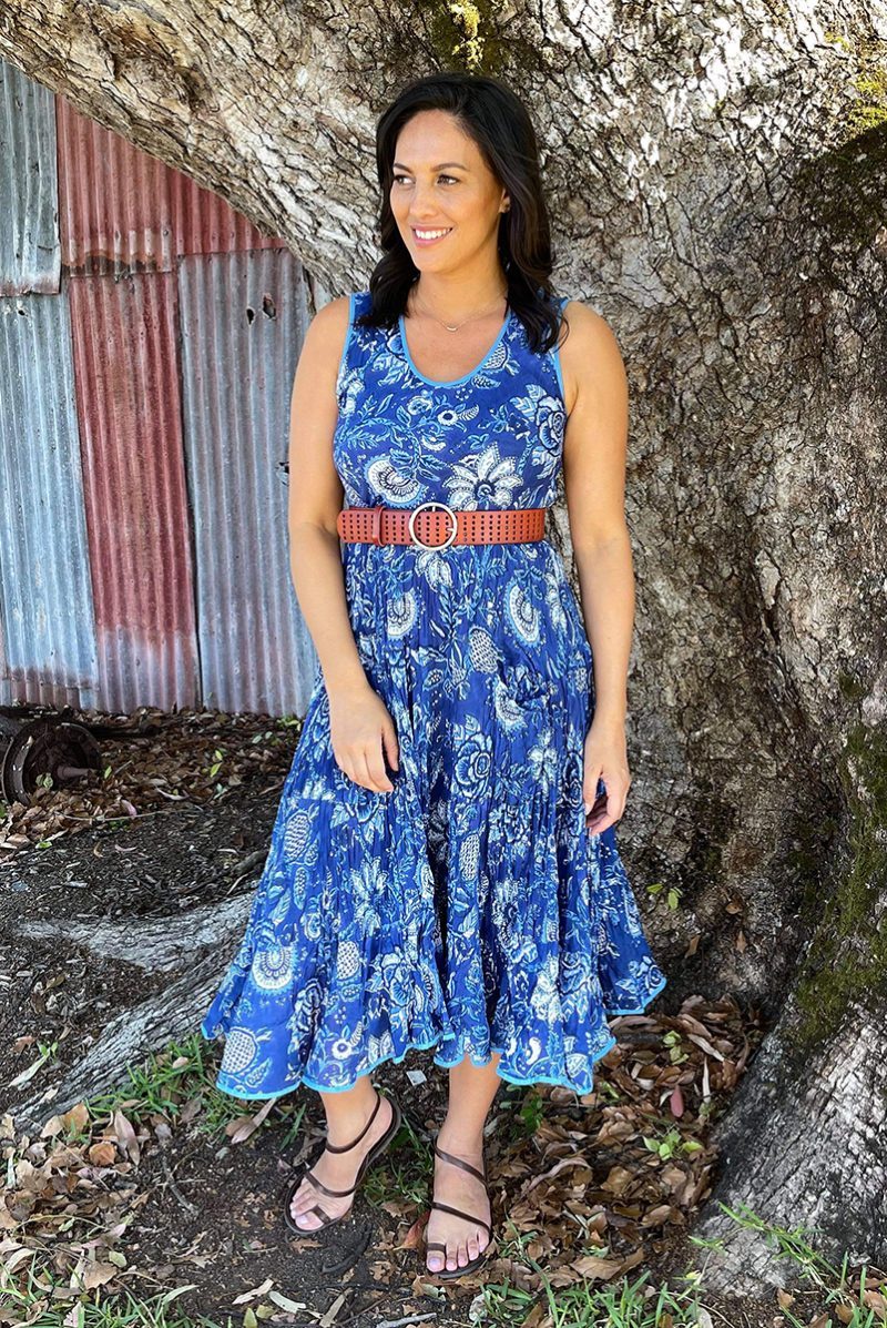 Flamenco Dress - Indigo Provence