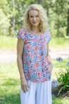 Summer Top- Tuscan Poppy