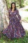 Womens - Dresses - Vintage Dress - Midnight Poppies