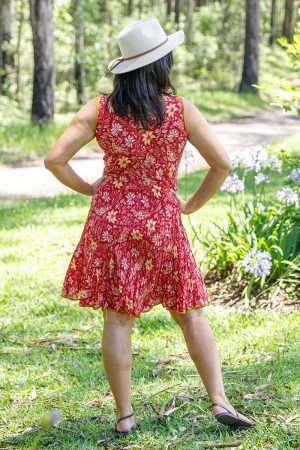 Knee Length Flamenco Dress - Passionflower