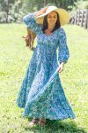 Vintage Dress - Aquamarine