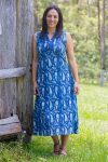 Thai Dress - Indigo Boho