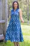 Thai Dress - Indigo Boho