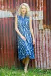 Thai Dress - Indigo Boho