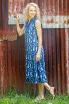 Thai Dress - Indigo Boho