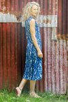 Thai Dress - Indigo Boho