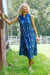 Thai Dress - Indigo Boho