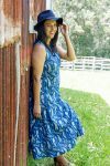 Thai Dress - Indigo Boho