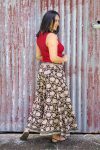 Cowl Neck Top & Penelope Flare - Red & Black Magnolia