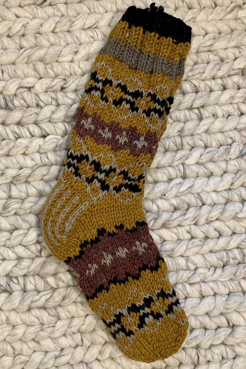 Hand knit wool socks, Nepal - Village Goods