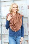 Womens - Vintage - Cardigans & Jackets - Vintage Wool Poncho Wrap - Spice