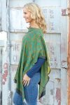Vintage Wool Poncho Wrap - Gaia