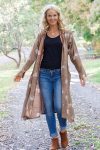 Vintage Wool/Silk Dustcoat - Latte