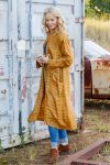 Vintage Wool/Silk Dustcoat - Ochre