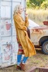 Vintage Wool/Silk Dustcoat - Ochre
