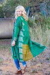 Vintage Wool/Silk Dustcoat - Jade