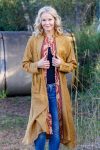 Vintage Wool/Silk Dustcoat - Amber