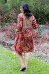 Zama Dress - Autumn Garden