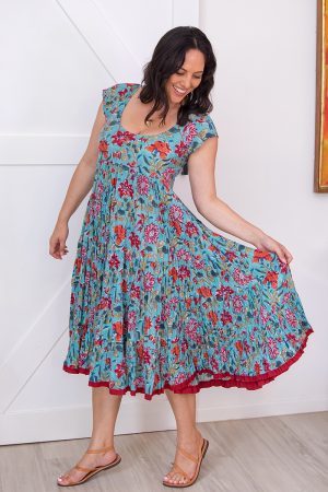 Jalabi Dress - Hummingbird