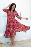 Flamenco Dress with Sleeves - Rosato