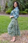 Coco Skirt - Jade Flower