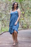 Magnolia Dress - Indigo Shell