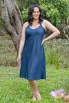 Magnolia Slip - Navy