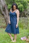 Magnolia Slip - Navy