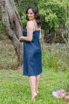 Magnolia Slip - Navy