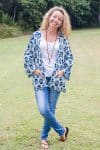 Lotus Jacket - Indigo Chardon
