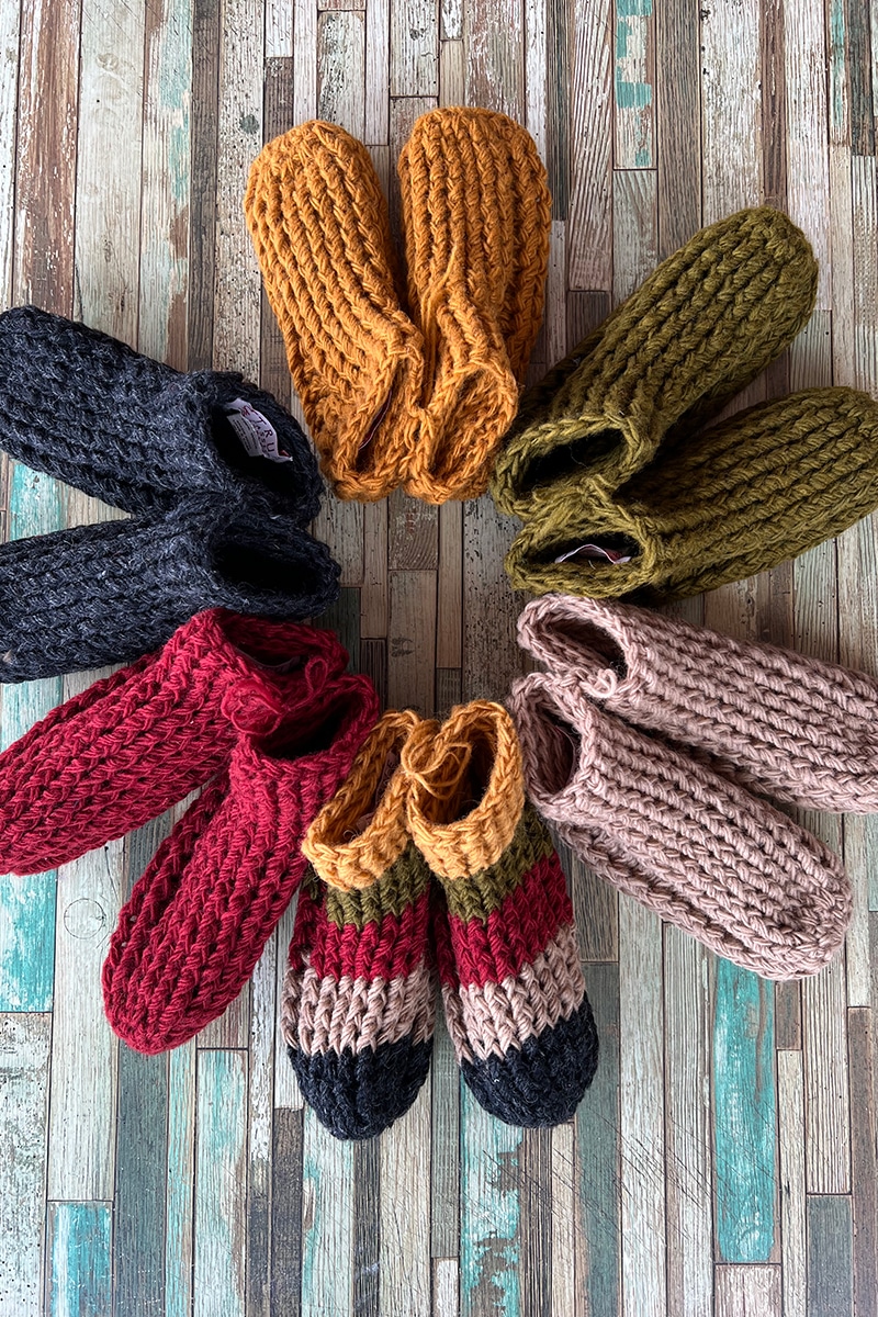 Wool Socks - Mixed Colours
