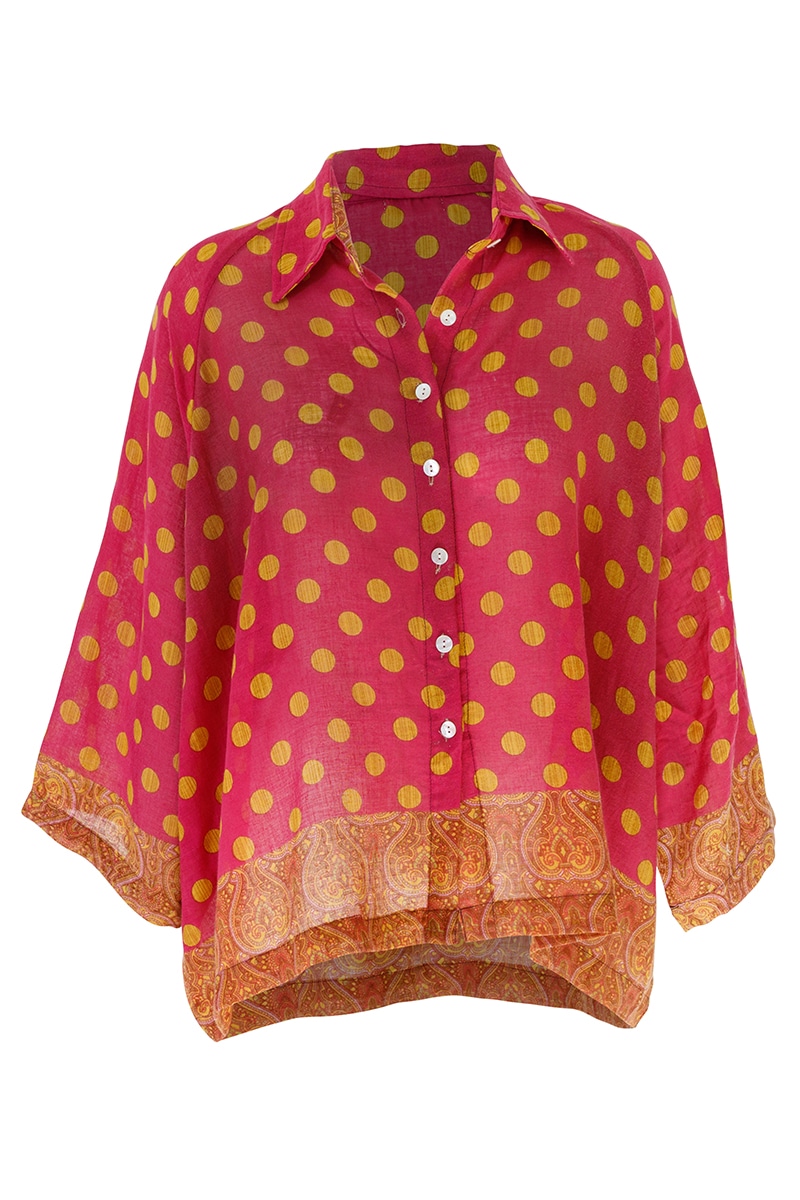 Vintage Sari Amira - Ruby Spots