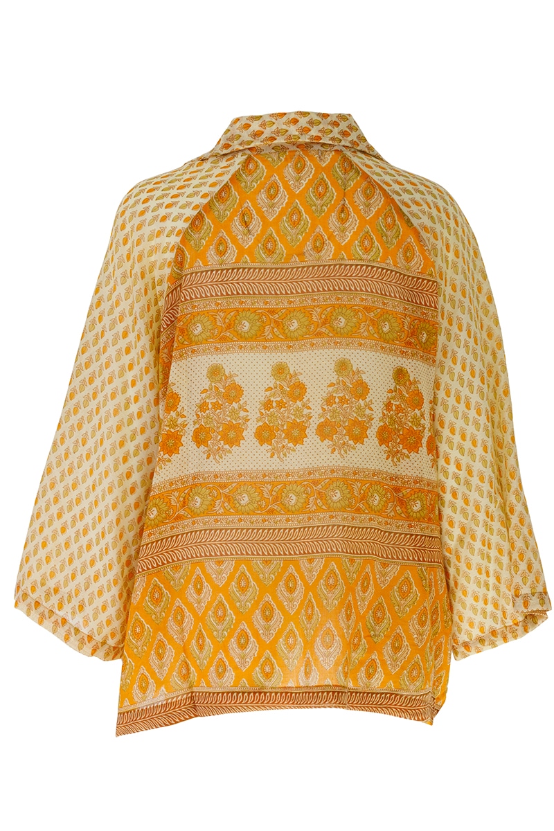 Vintage Sari Amira - Saffron