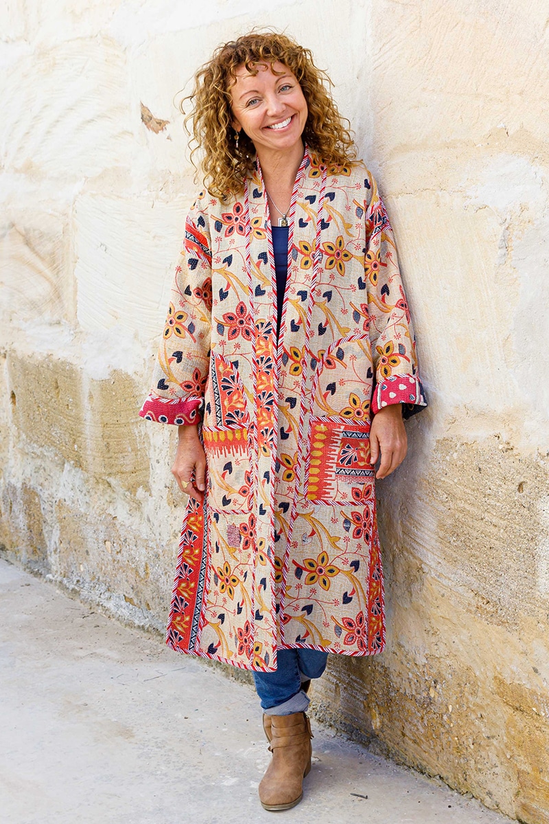 Kantha Dustcoat - Mayan