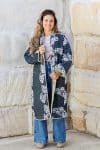 Kantha Dustcoat - Noir