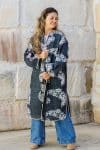 Kantha Dustcoat - Noir
