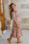 Flamenco Dress with Sleeves - Tropicana