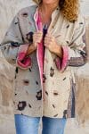 Rustic Kantha Jacket - Oasis