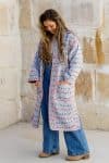 Kantha Dustcoat - Amber